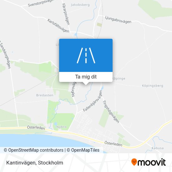 Kantinvägen karta