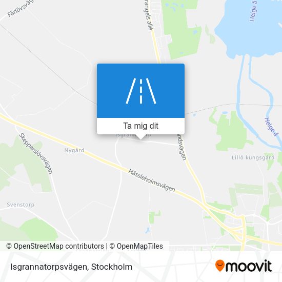Isgrannatorpsvägen karta