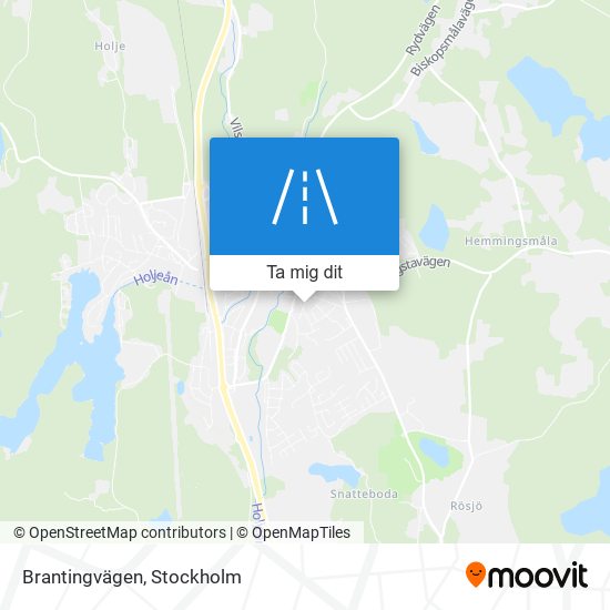 Brantingvägen karta