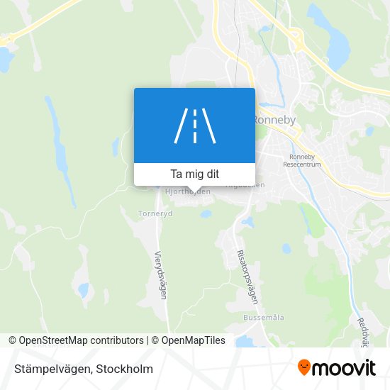 Stämpelvägen karta
