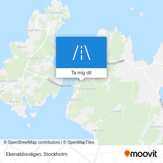 Ekenabbsvägen karta