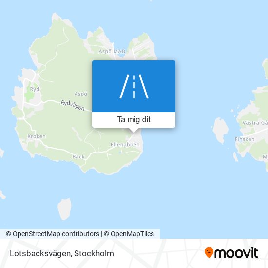 Lotsbacksvägen karta