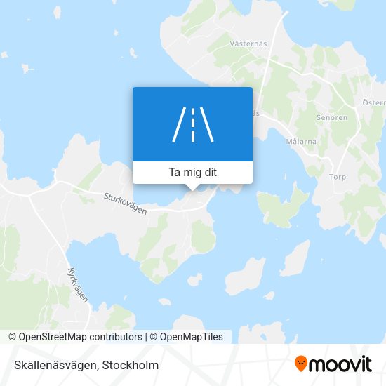 Skällenäsvägen karta