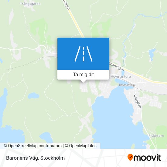 Baronens Väg karta
