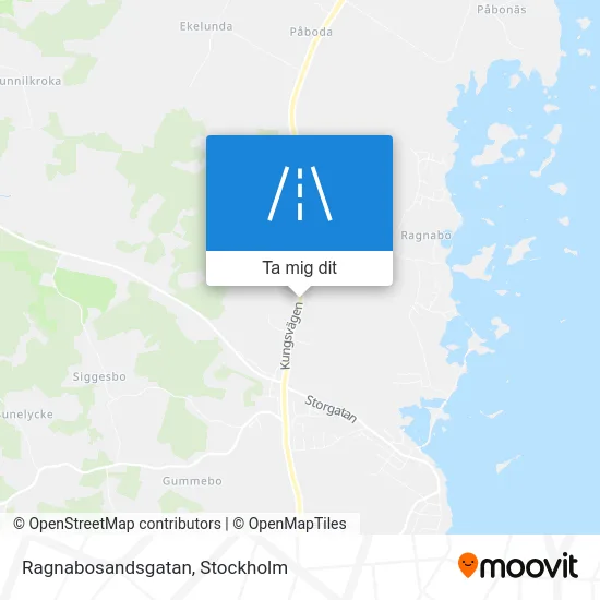 Ragnabosandsgatan karta