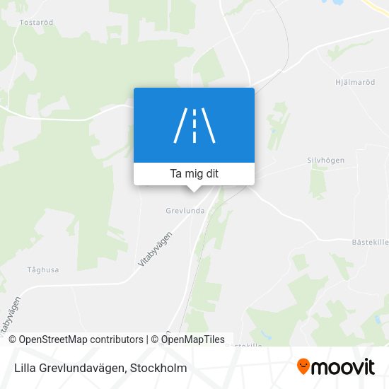 Lilla Grevlundavägen karta