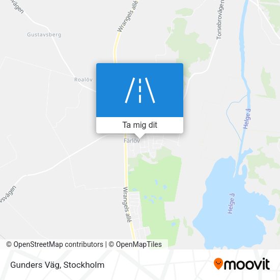 Gunders Väg karta