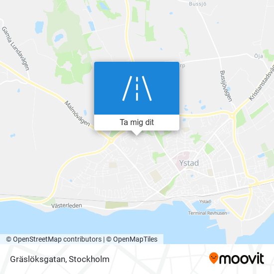 Gräslöksgatan karta