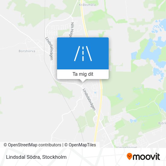 Lindsdal Södra karta