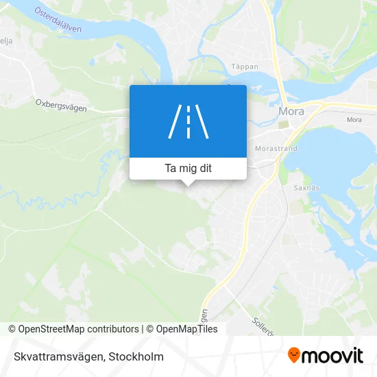 Skvattramsvägen karta