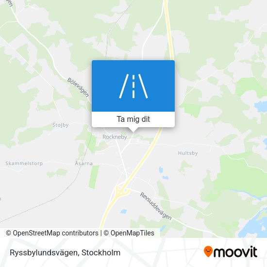 Ryssbylundsvägen karta