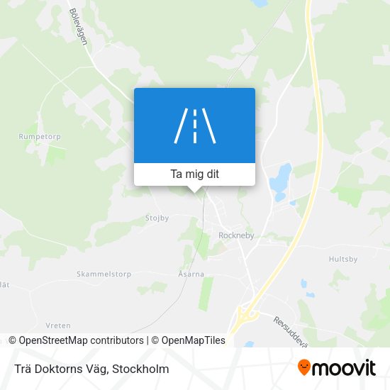Trä Doktorns Väg karta