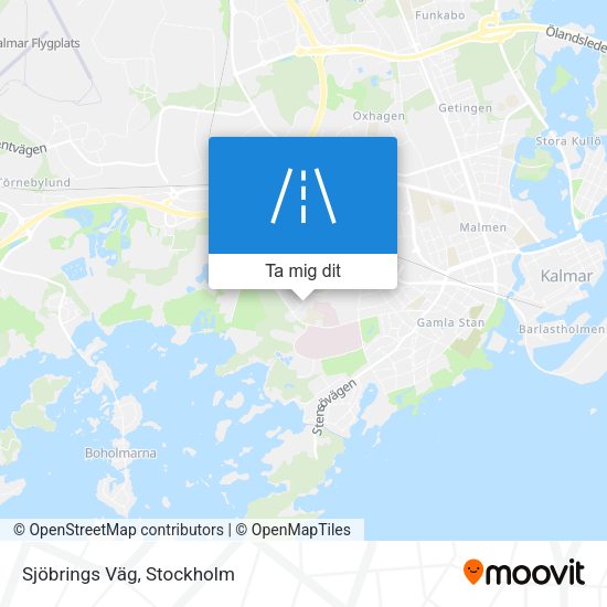 Sjöbrings Väg karta