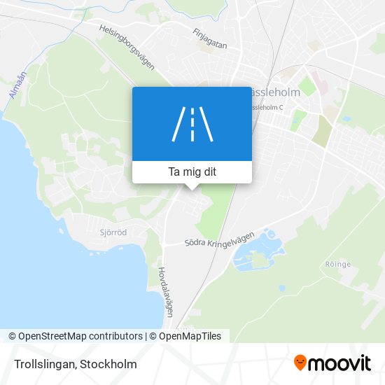 Trollslingan karta