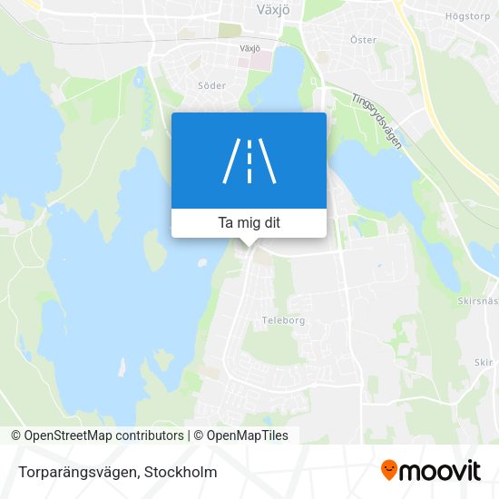 Torparängsvägen karta
