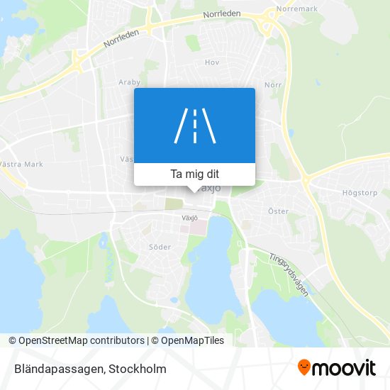 Bländapassagen karta