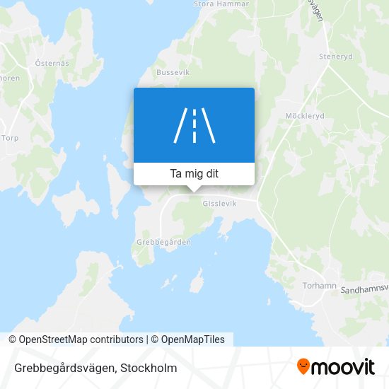 Grebbegårdsvägen karta