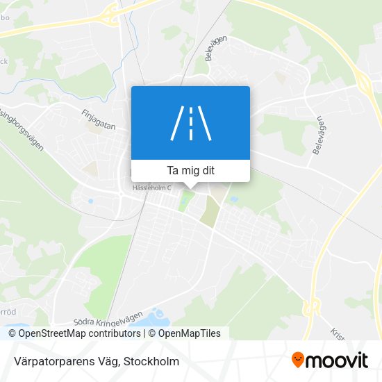 Värpatorparens Väg karta