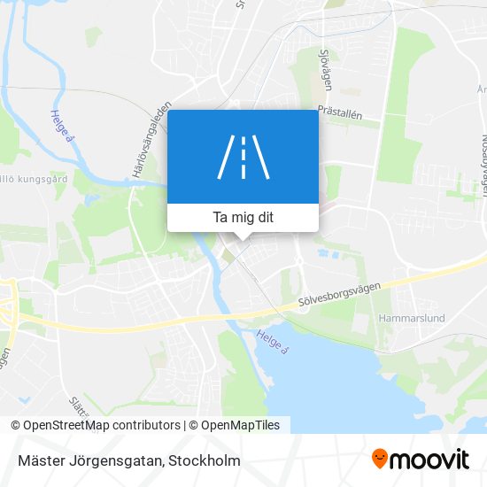 Mäster Jörgensgatan karta