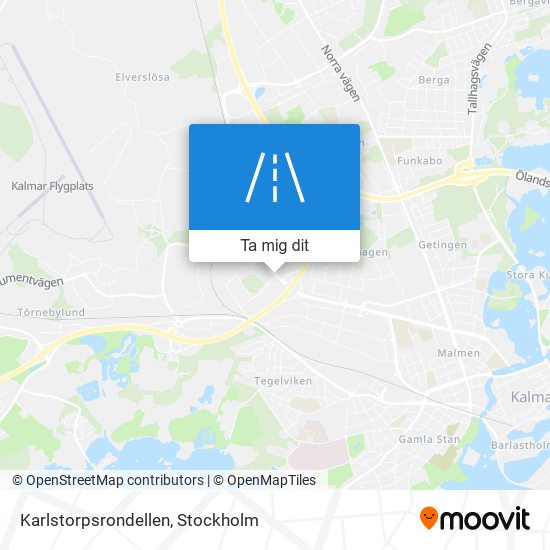 Karlstorpsrondellen karta