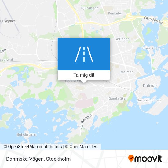 Dahmska Vägen karta
