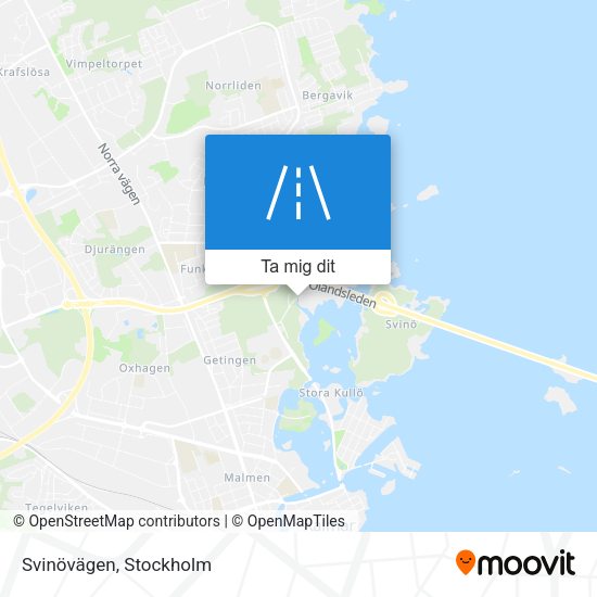 Svinövägen karta