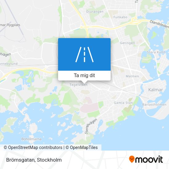 Brömsgatan karta