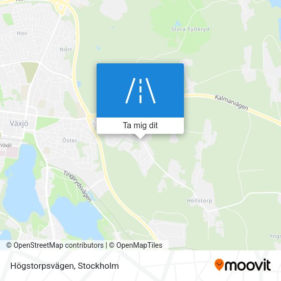 Högstorpsvägen karta