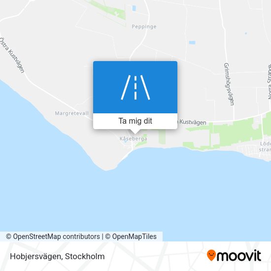 Hobjersvägen karta