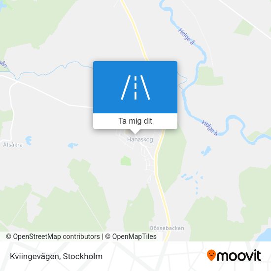Kviingevägen karta