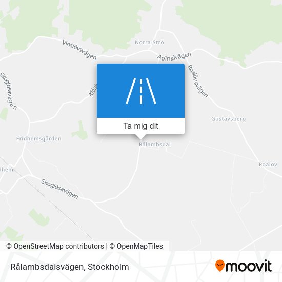 Rålambsdalsvägen karta