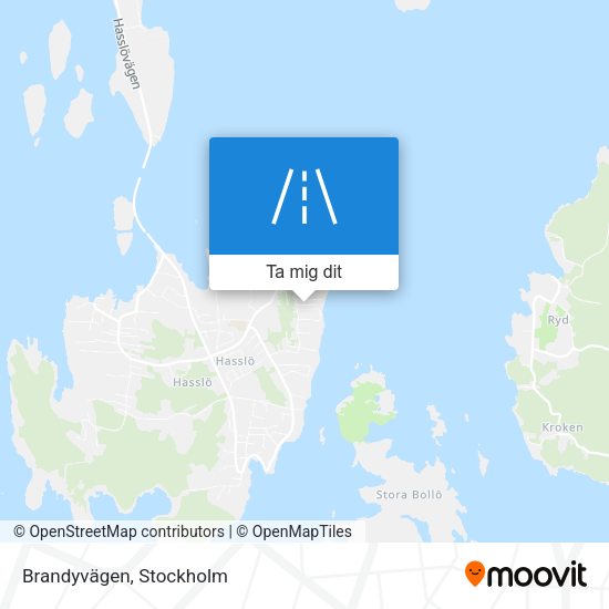 Brandyvägen karta