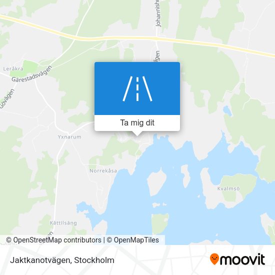 Jaktkanotvägen karta