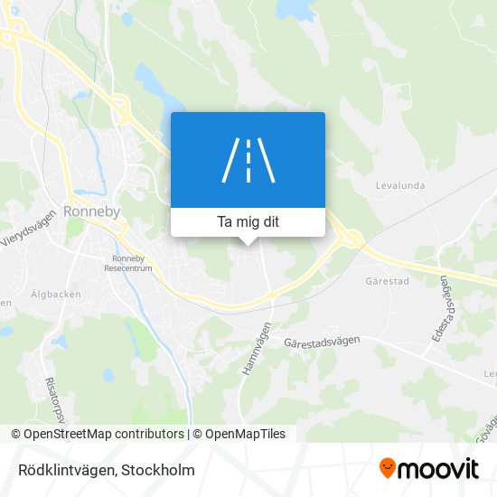 Rödklintvägen karta