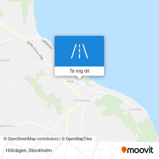 Hölvägen karta
