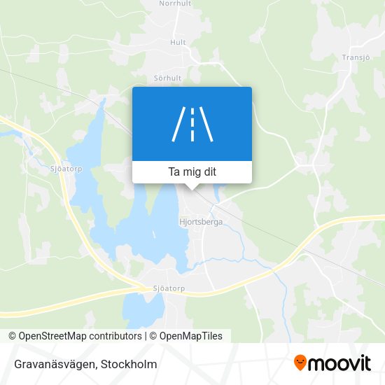 Gravanäsvägen karta