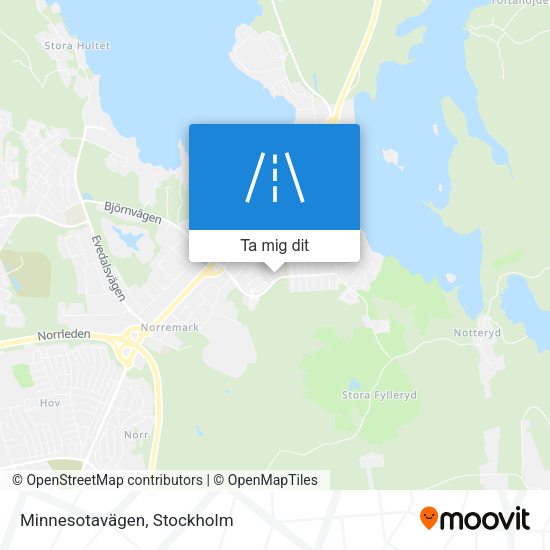 Minnesotavägen karta