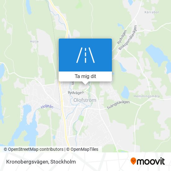 Kronobergsvägen karta