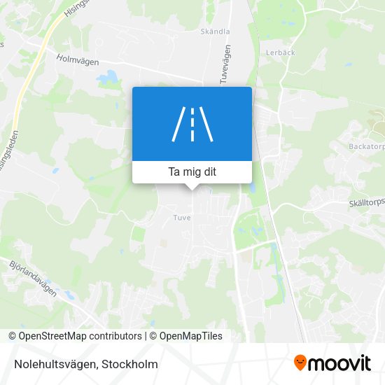 Nolehultsvägen karta