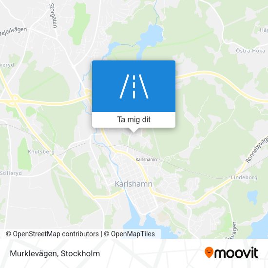 Murklevägen karta