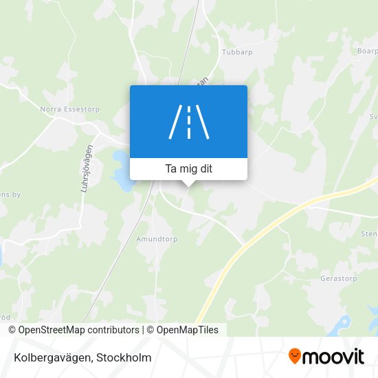 Kolbergavägen karta
