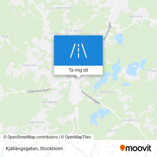 Kjällängsgatan karta