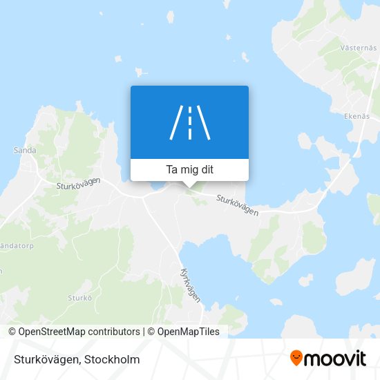 Sturkövägen karta