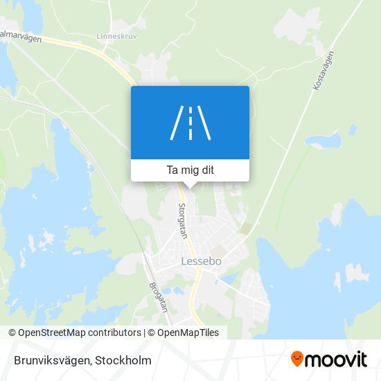 Brunviksvägen karta