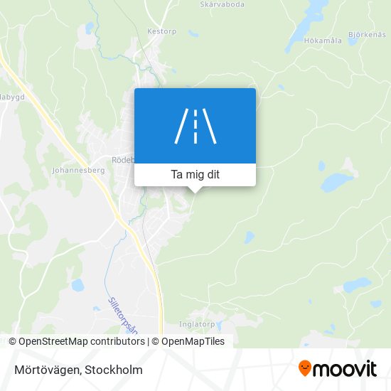 Mörtövägen karta