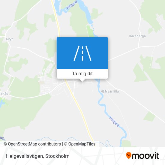 Helgevallsvägen karta
