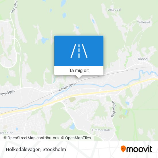 Holkedalsvägen karta