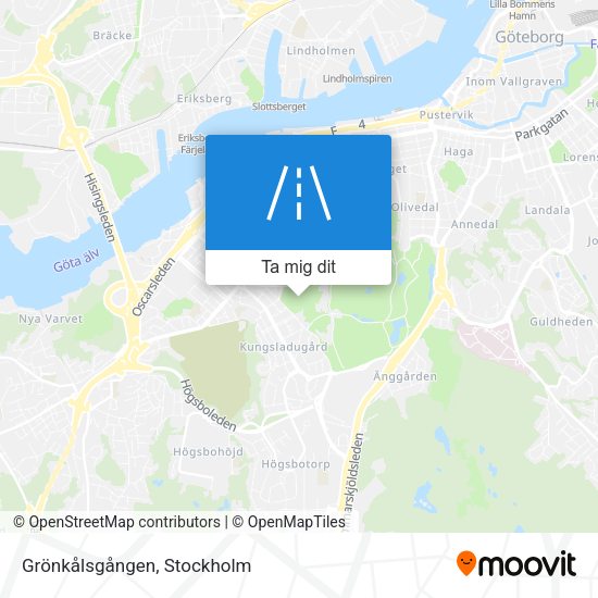 Grönkålsgången karta