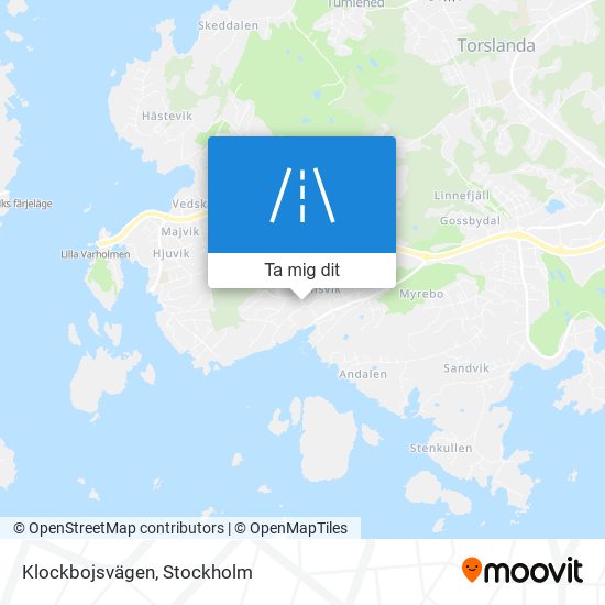 Klockbojsvägen karta