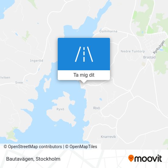 Bautavägen karta